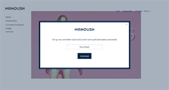 Desktop Screenshot of manoush.com
